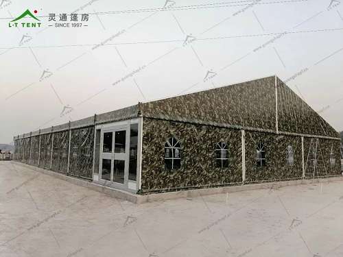 靈通篷房為企業(yè)搭建臨時(shí)倉儲(chǔ)篷房