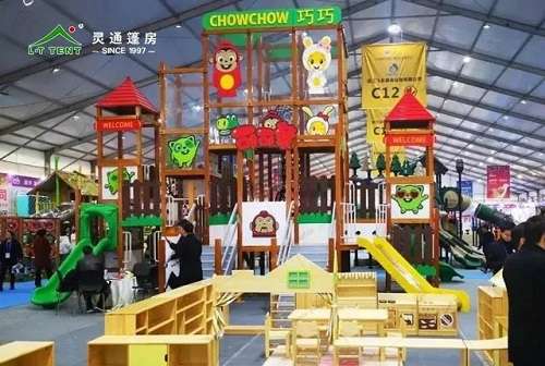 靈通篷房為首屆中國玩具國際博覽會(huì)提供超過8000平米篷房