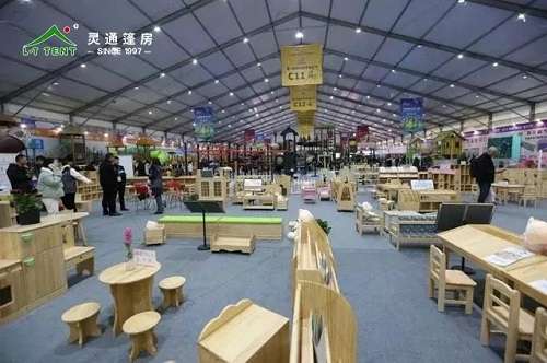 靈通篷房為首屆中國玩具國際博覽會(huì)提供超過8000平米篷房
